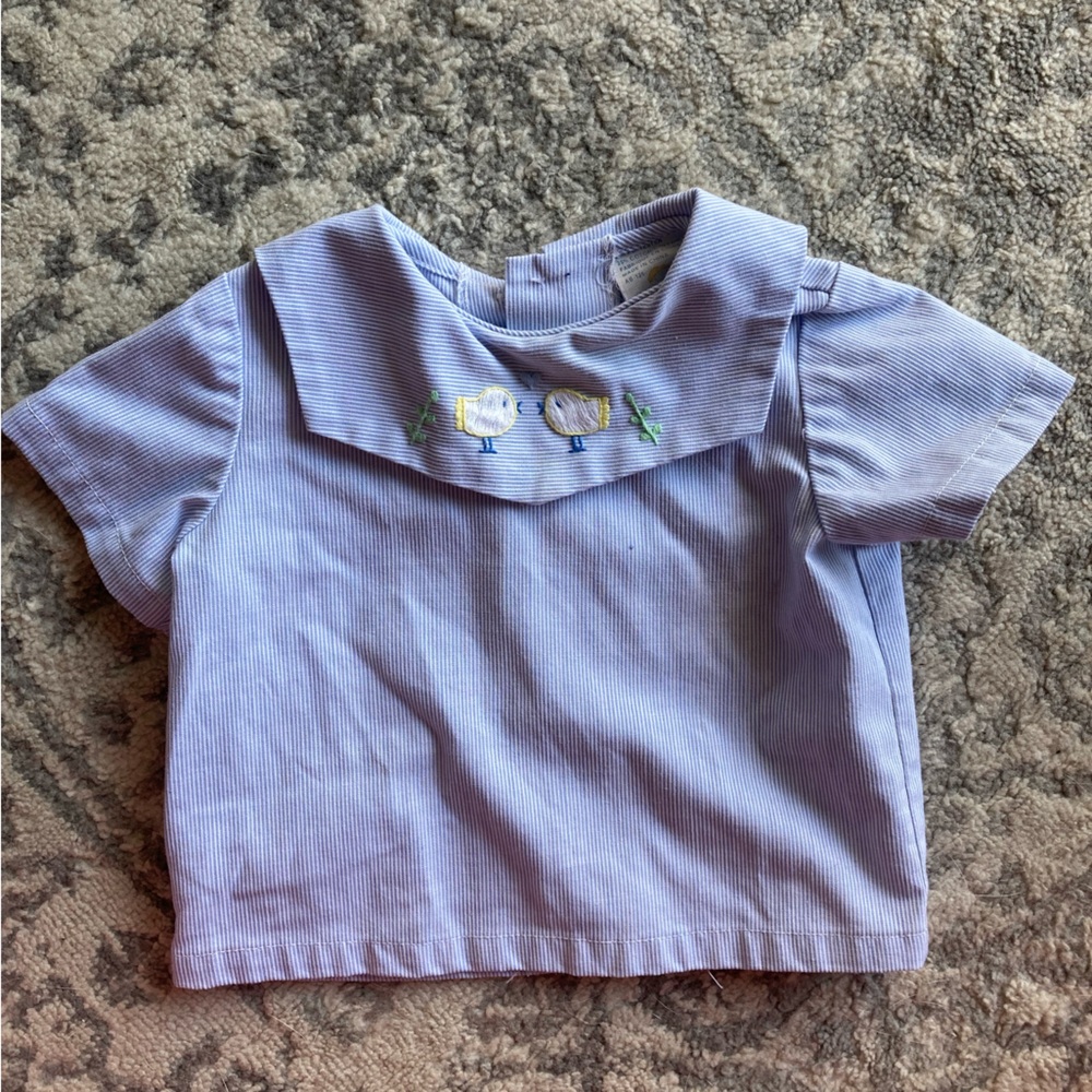 Vintage kids embroidered blouse